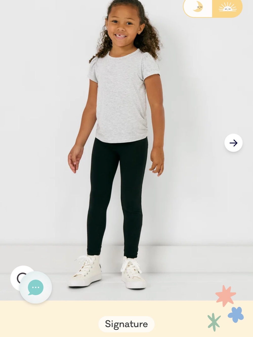 Little Sleepies Black Leggings